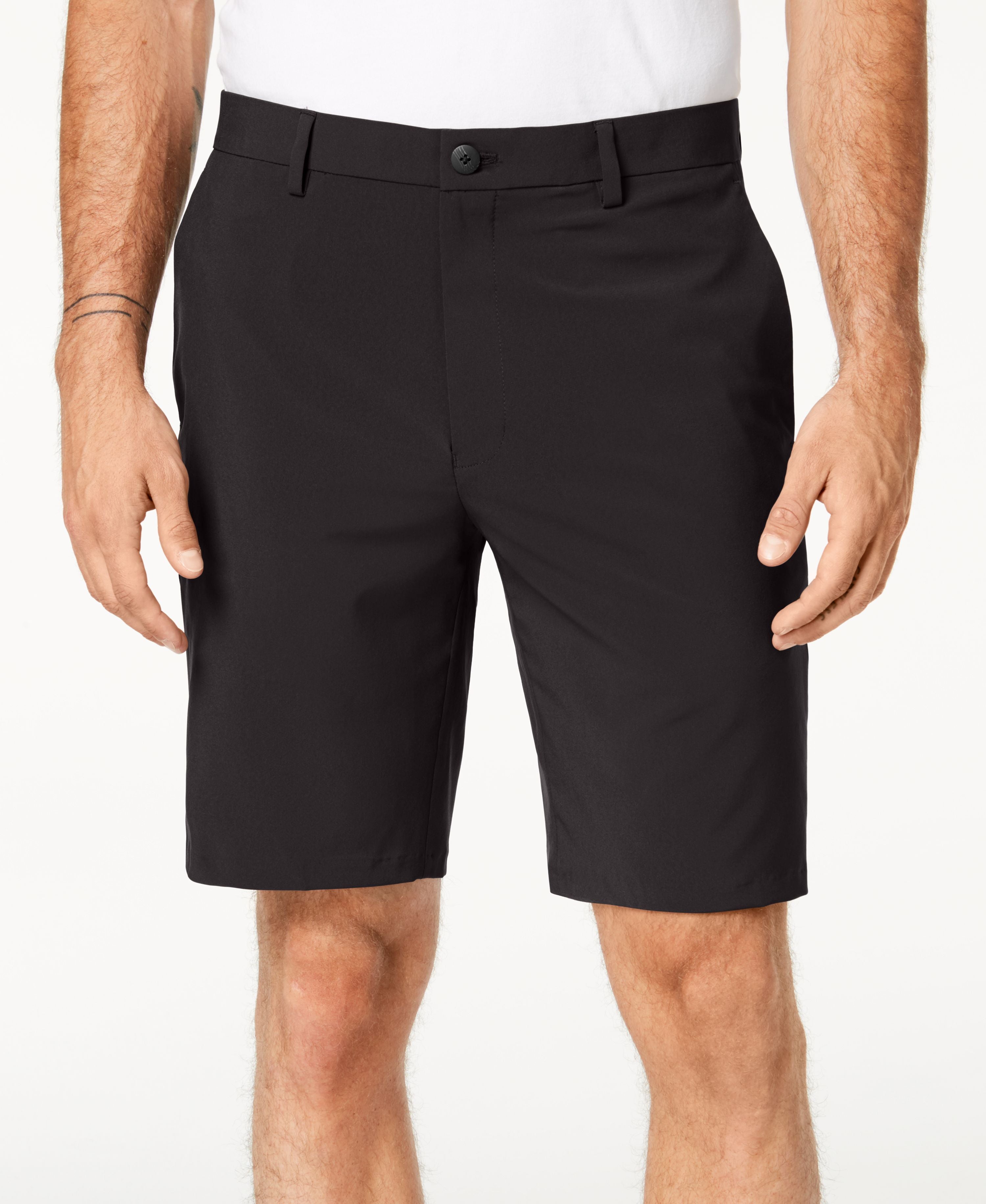 Alfani Mens Stretch Casual Chino Shorts Caviar 32