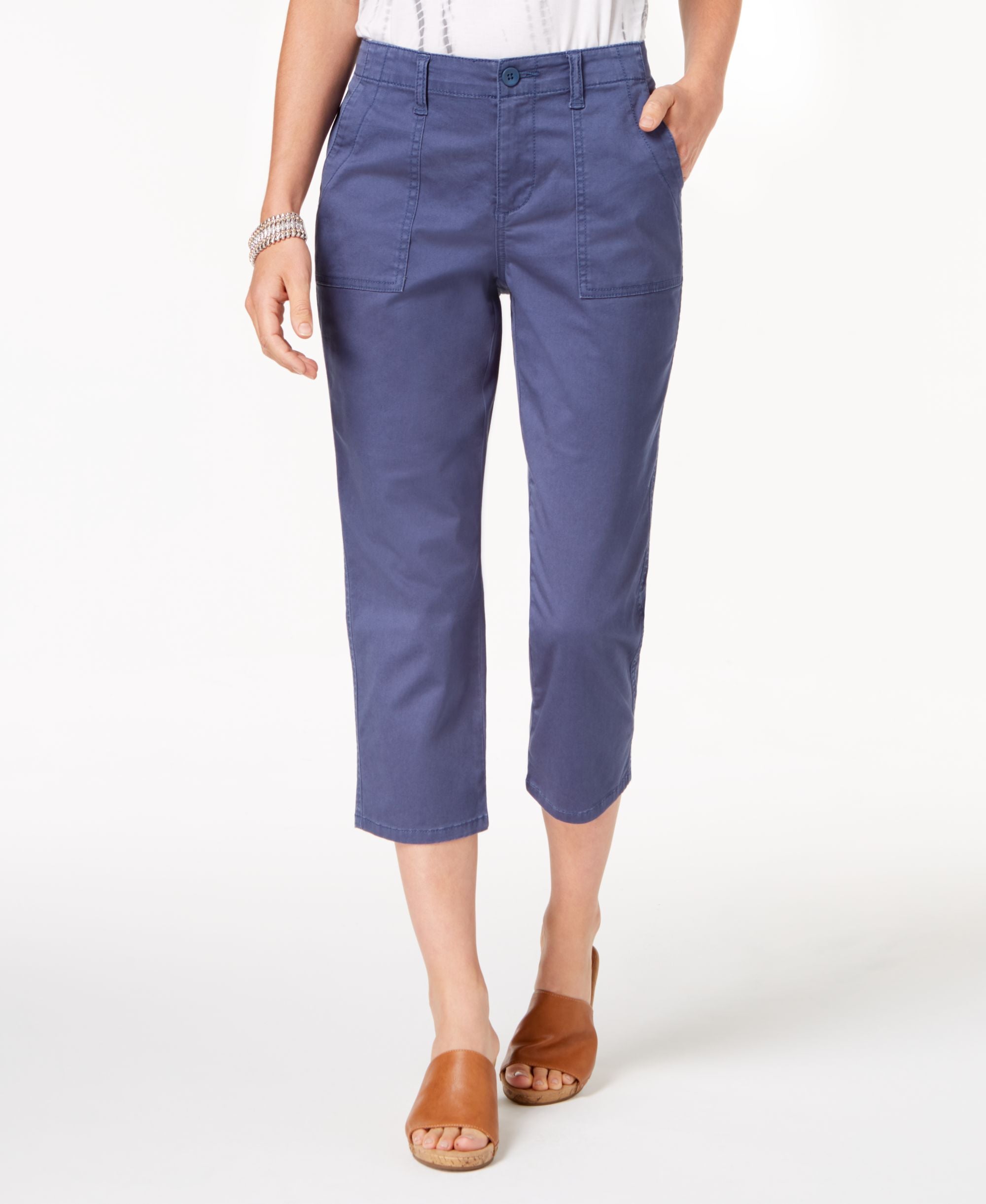 Style & Co Curved Pocket Capri Pants
