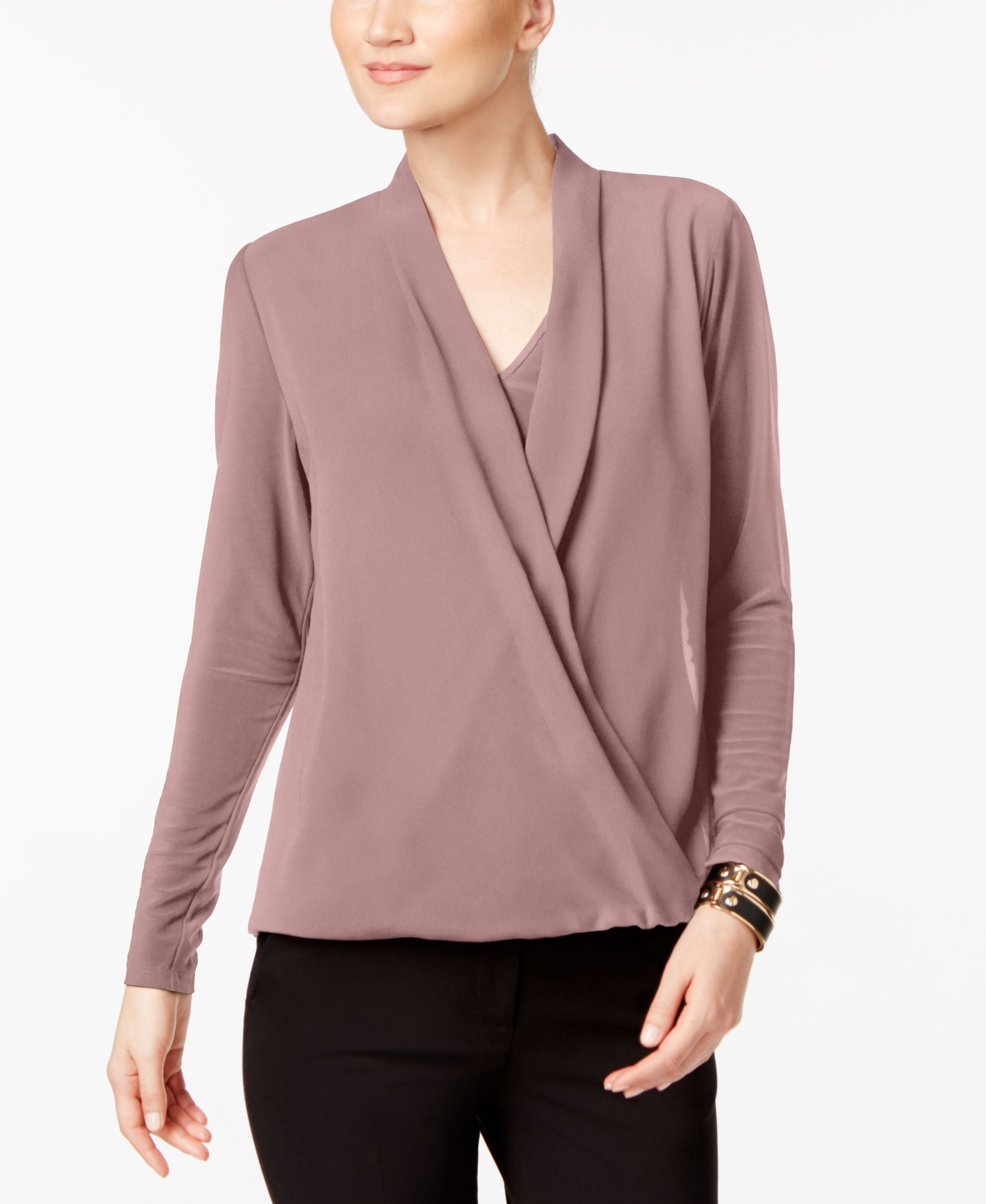 Alfani Surplice Top