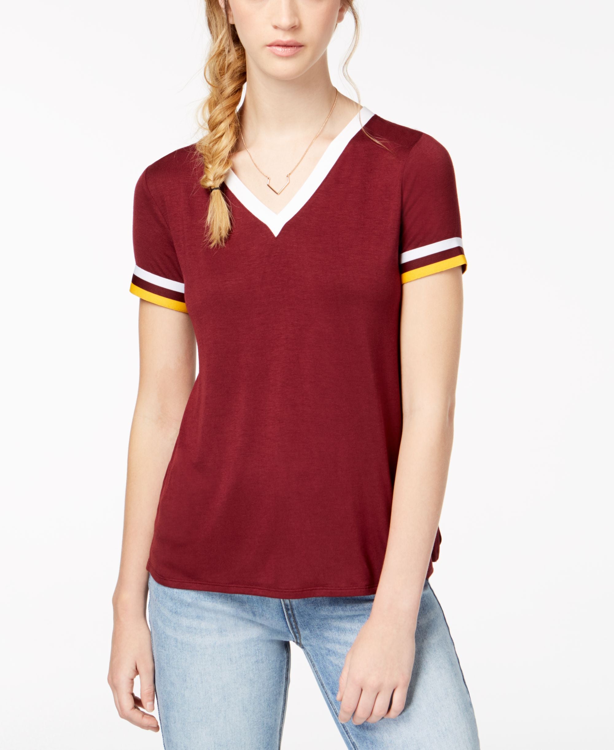 Juniors' Football Stripe T-Shirt