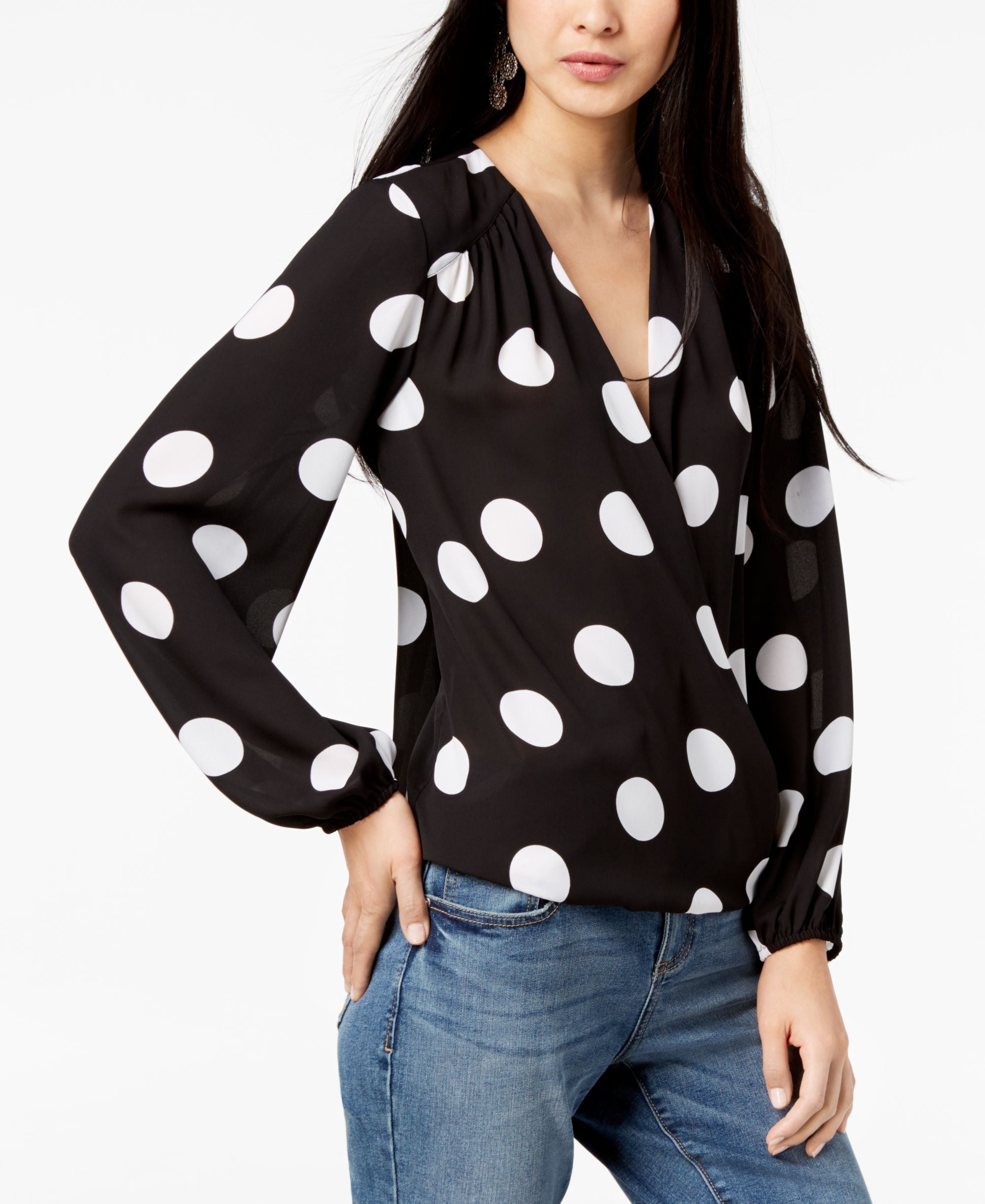 INC International Concepts Surplice Top