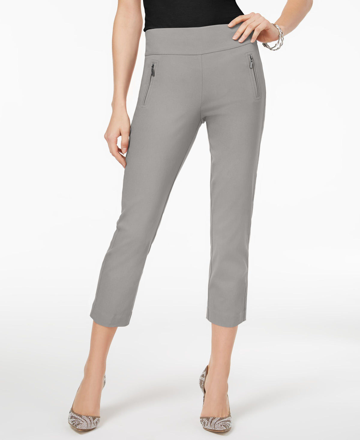 Curvy Fit Cropped Pants