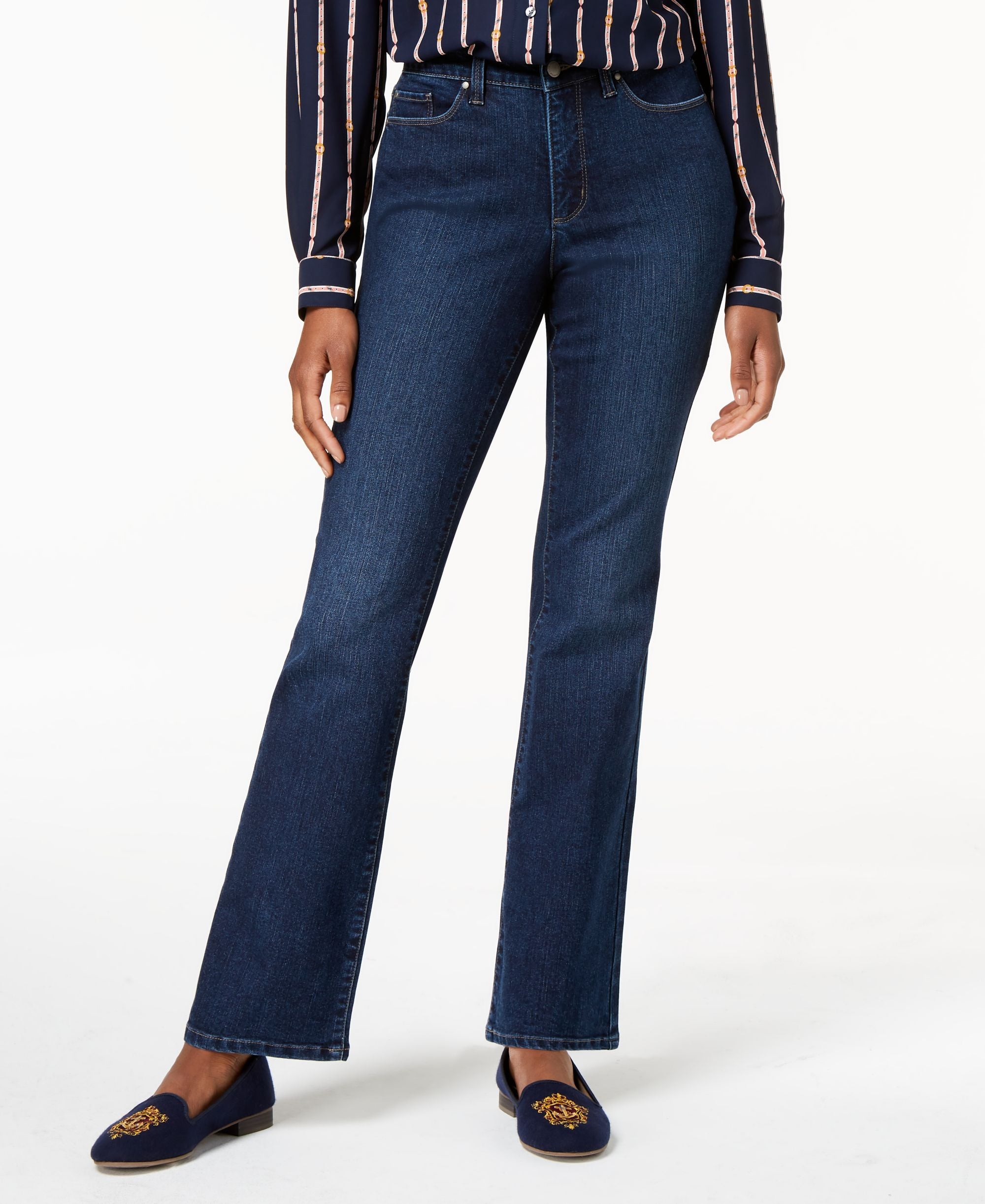 Charter Club Petite Dark Wash Bootcut Jeans