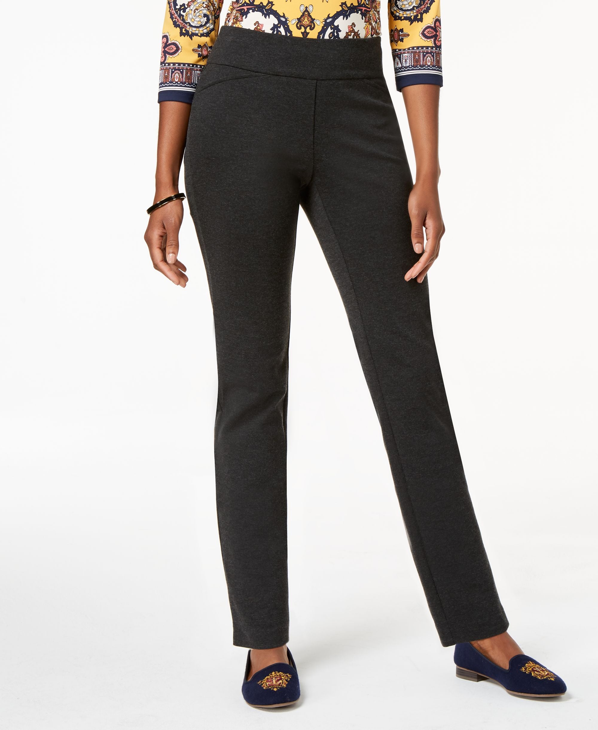 Charter Club Plus Size Ponte Knit Pants