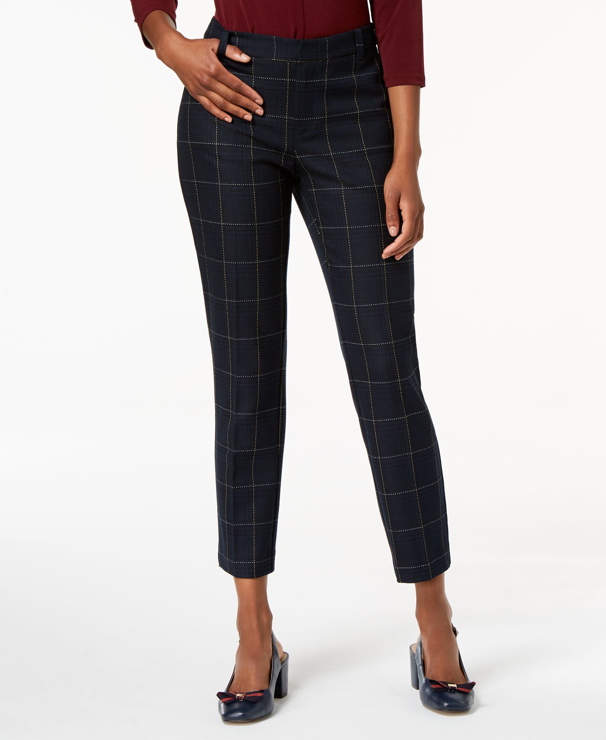 Charter Club Printed Ankle Pants