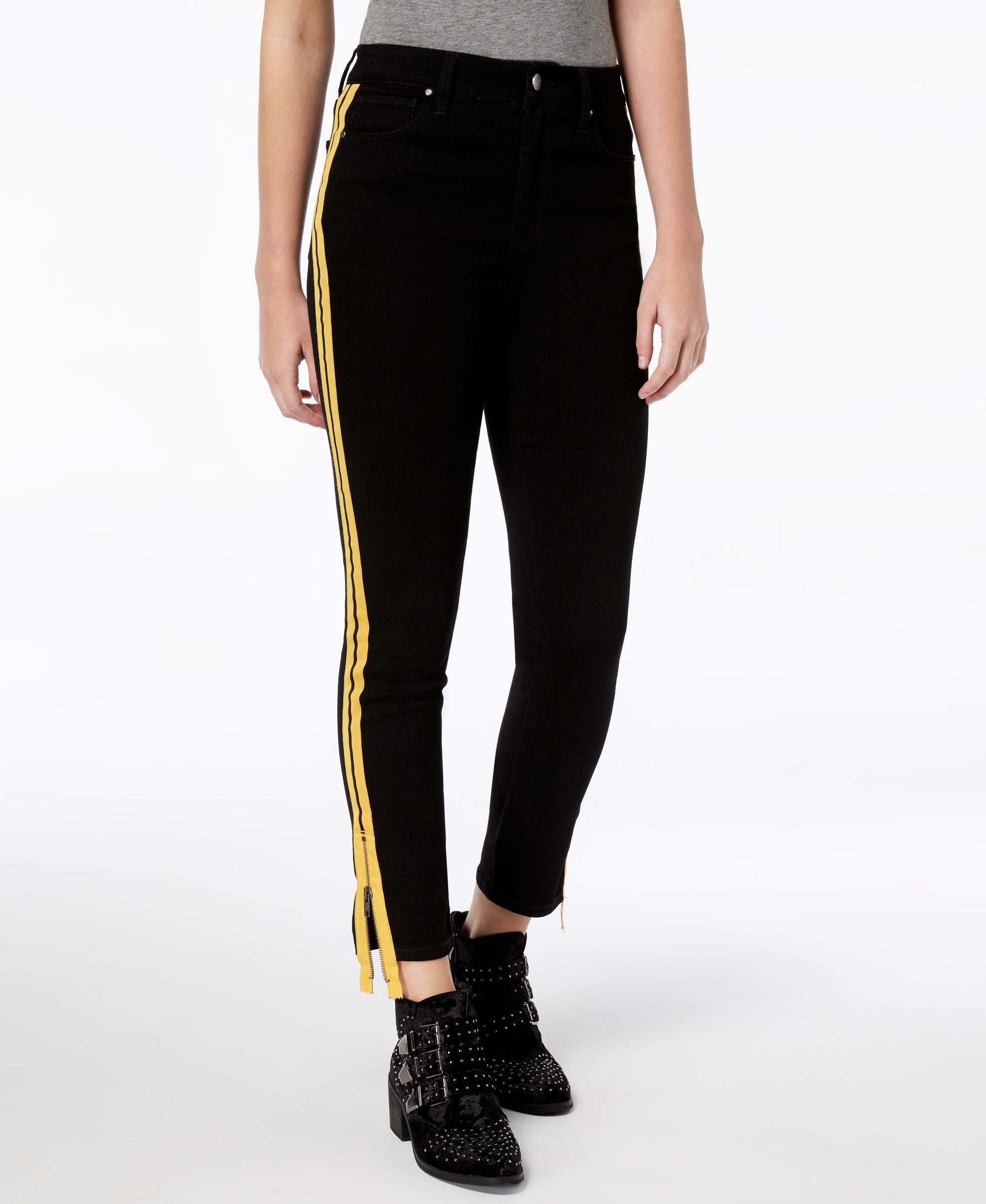 Tinseltown Juniors Striped Skinny Jeans