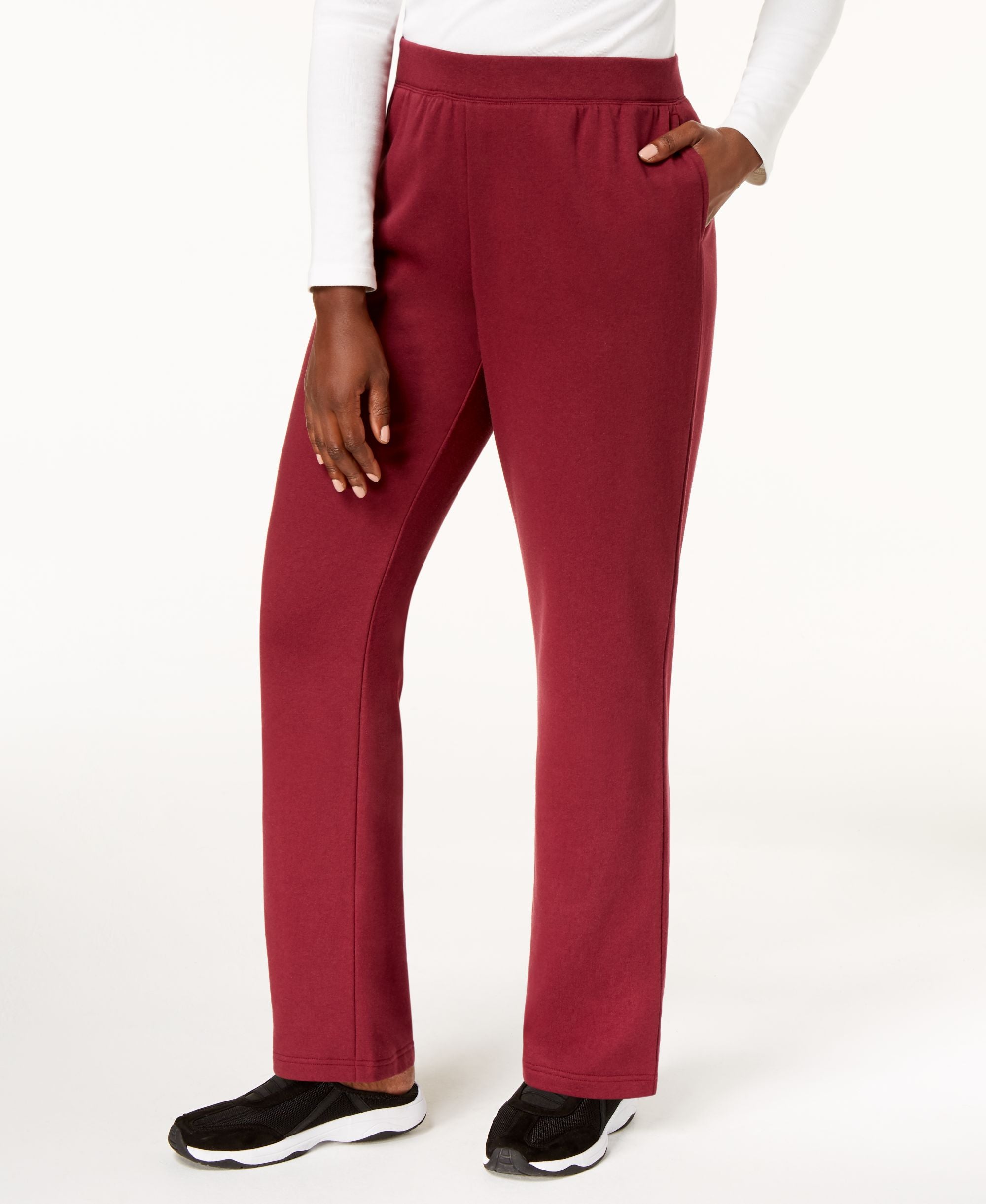 Karen Scott Petite Fleece Sweatpants