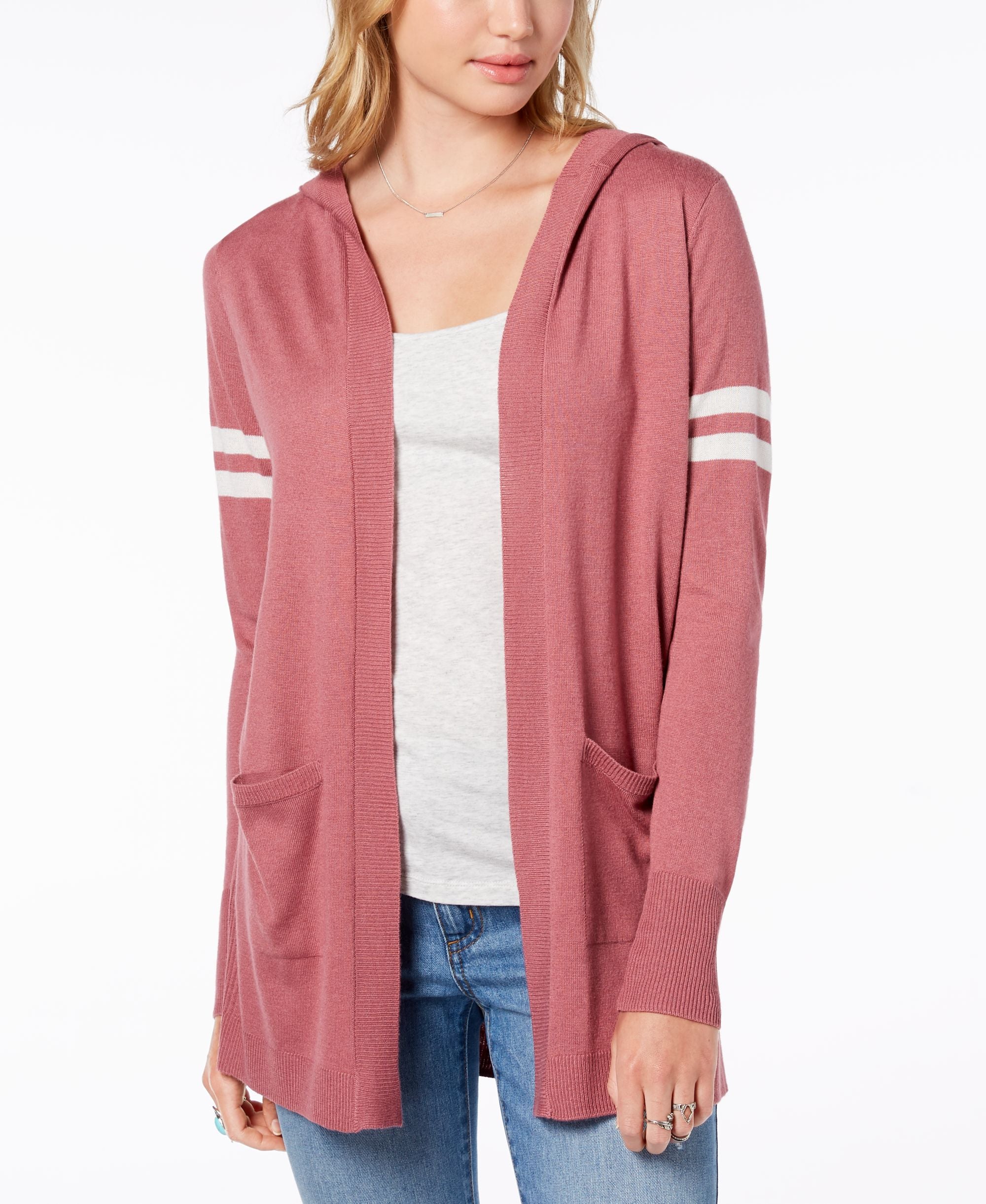 Hippie Rose Juniors Hooded Cardigan