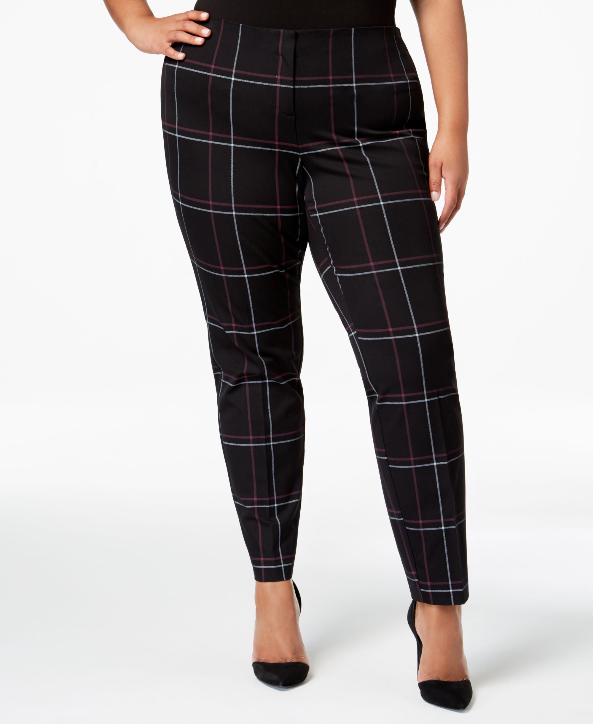 Plus Size Hollywood Printed Skinny Pants