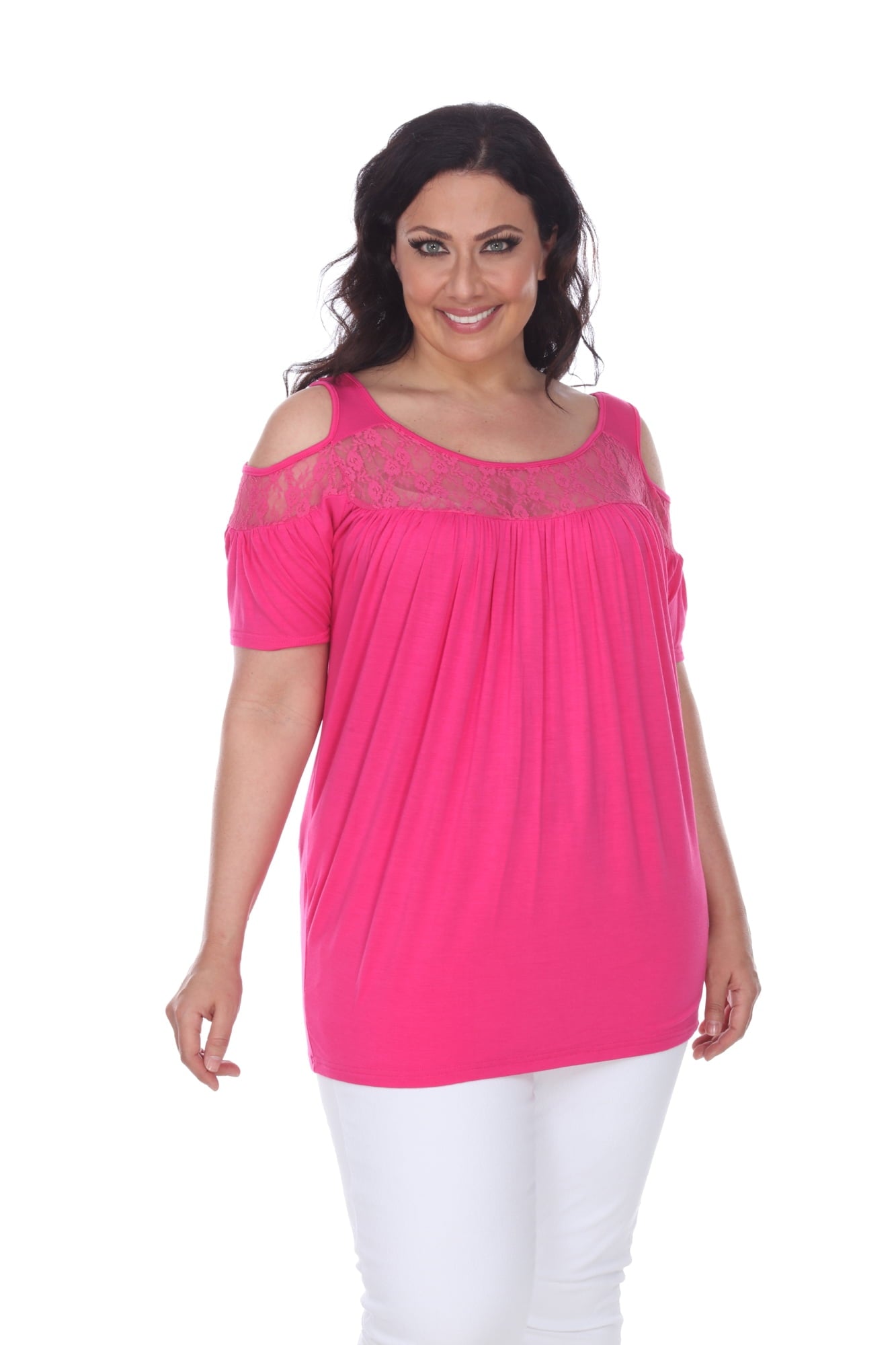 White Mark Women s Plus Size Bexley Tunic Top