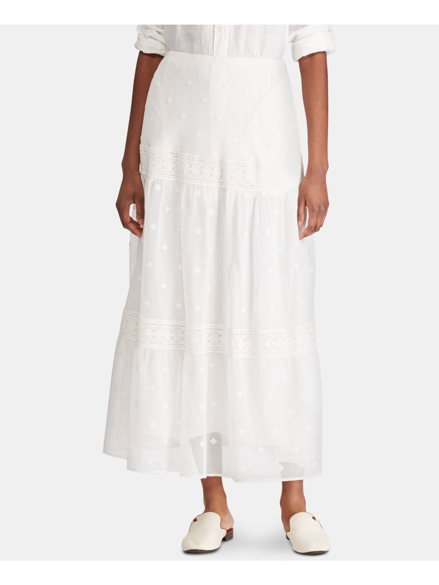 Lauren Ralph Lauren Tiered Peasant Skirt