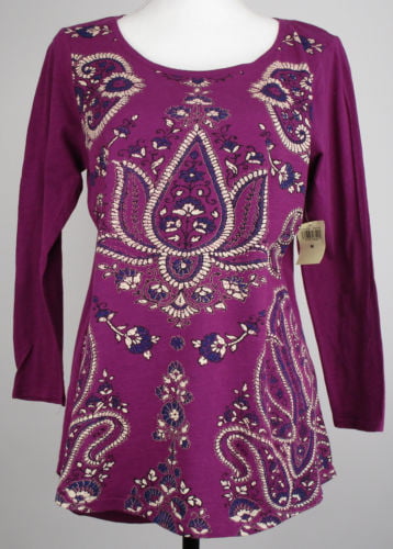 Lucky Brand Women Paisley Blouse Print