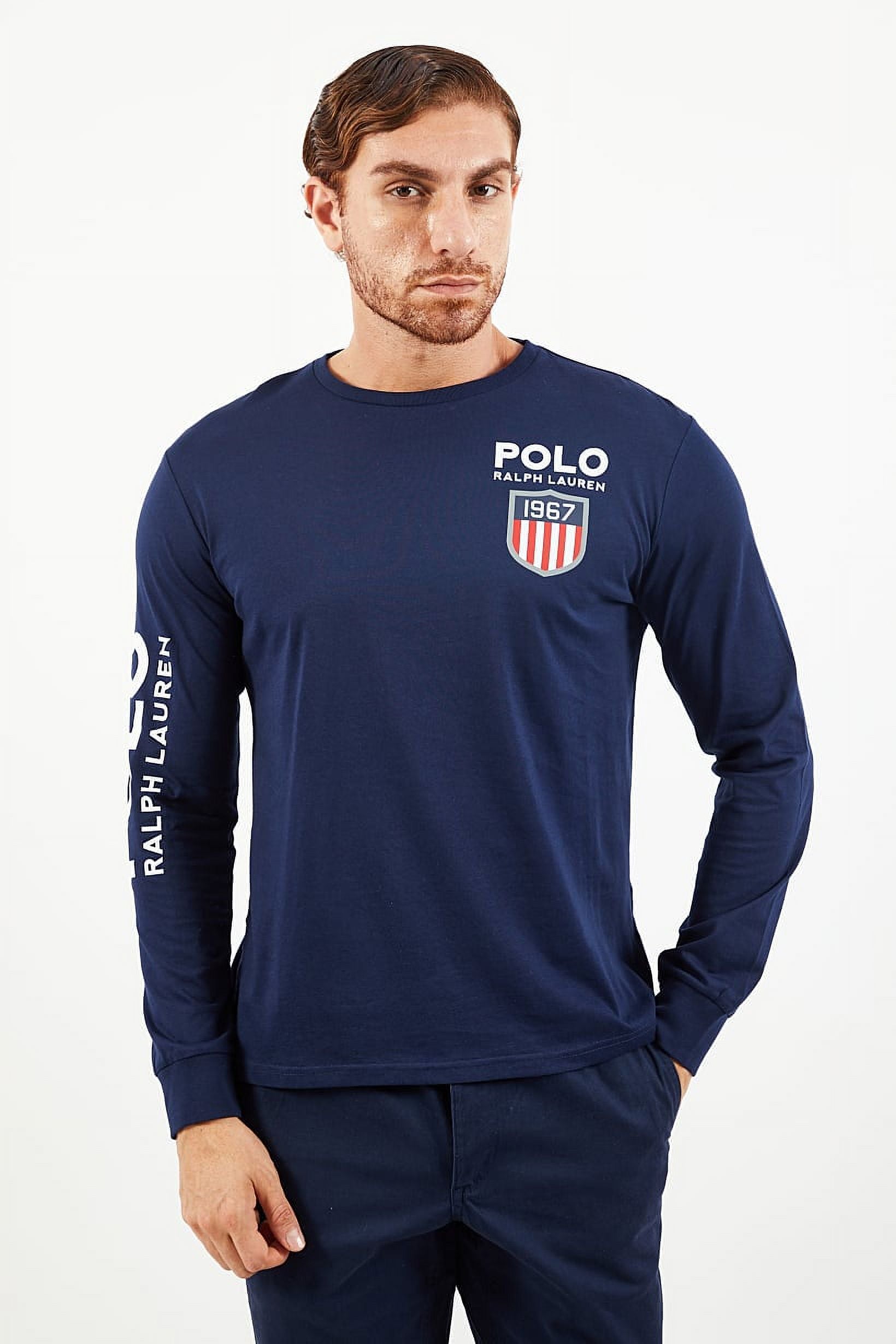 Polo Ralph Lauren Mens Classic-Fit Logo Long-Sleeve T-Shirt