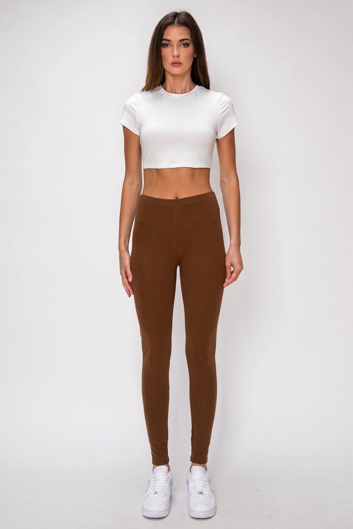 CottonSoft Full-Length High-Waist Legging