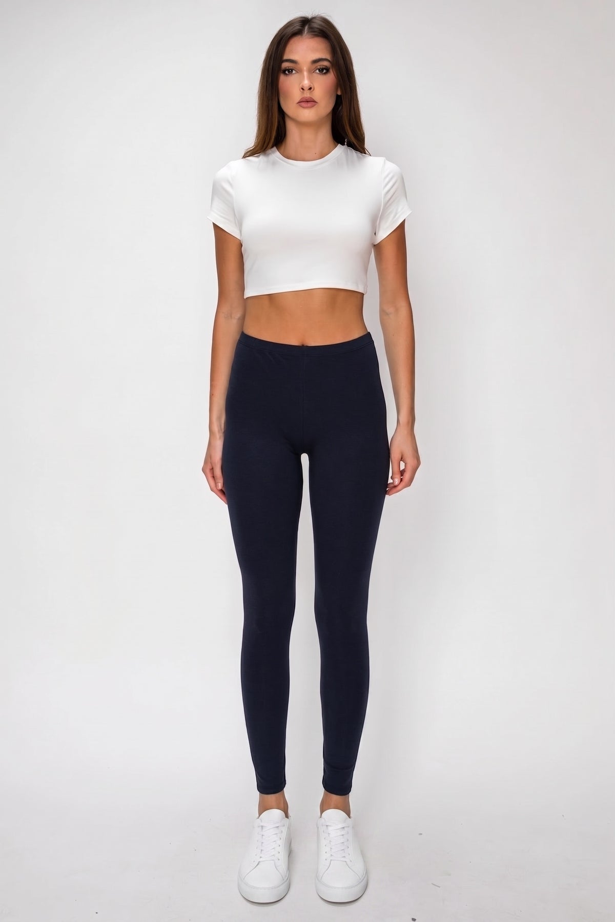 CottonSoft Full-Length High-Waist Legging