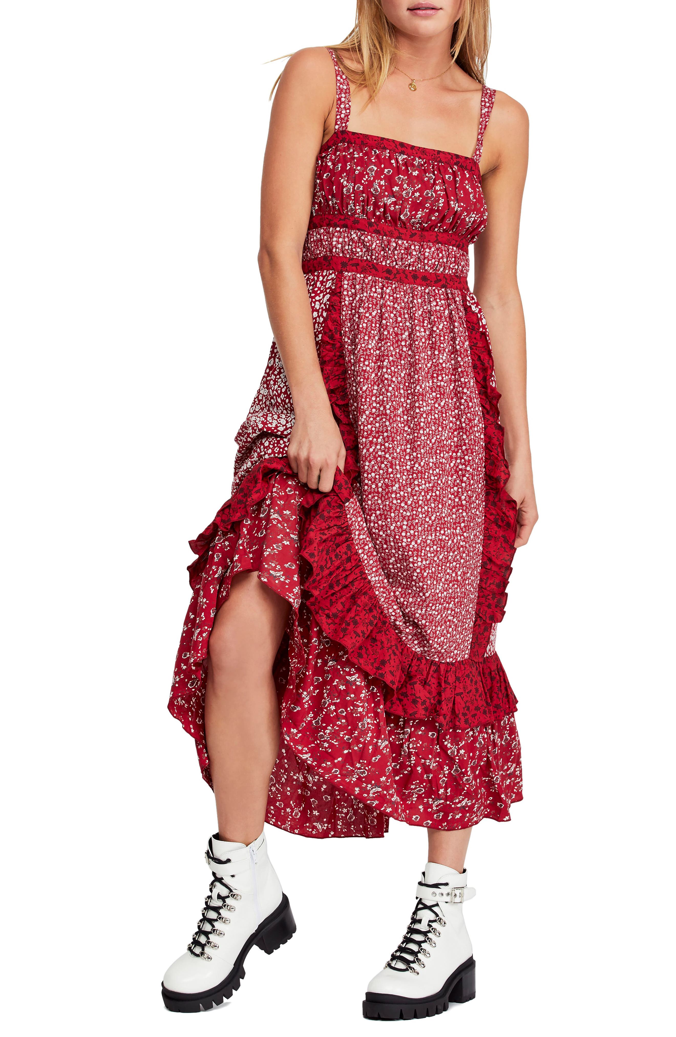 Free People Printed Yesica Maxi Dress