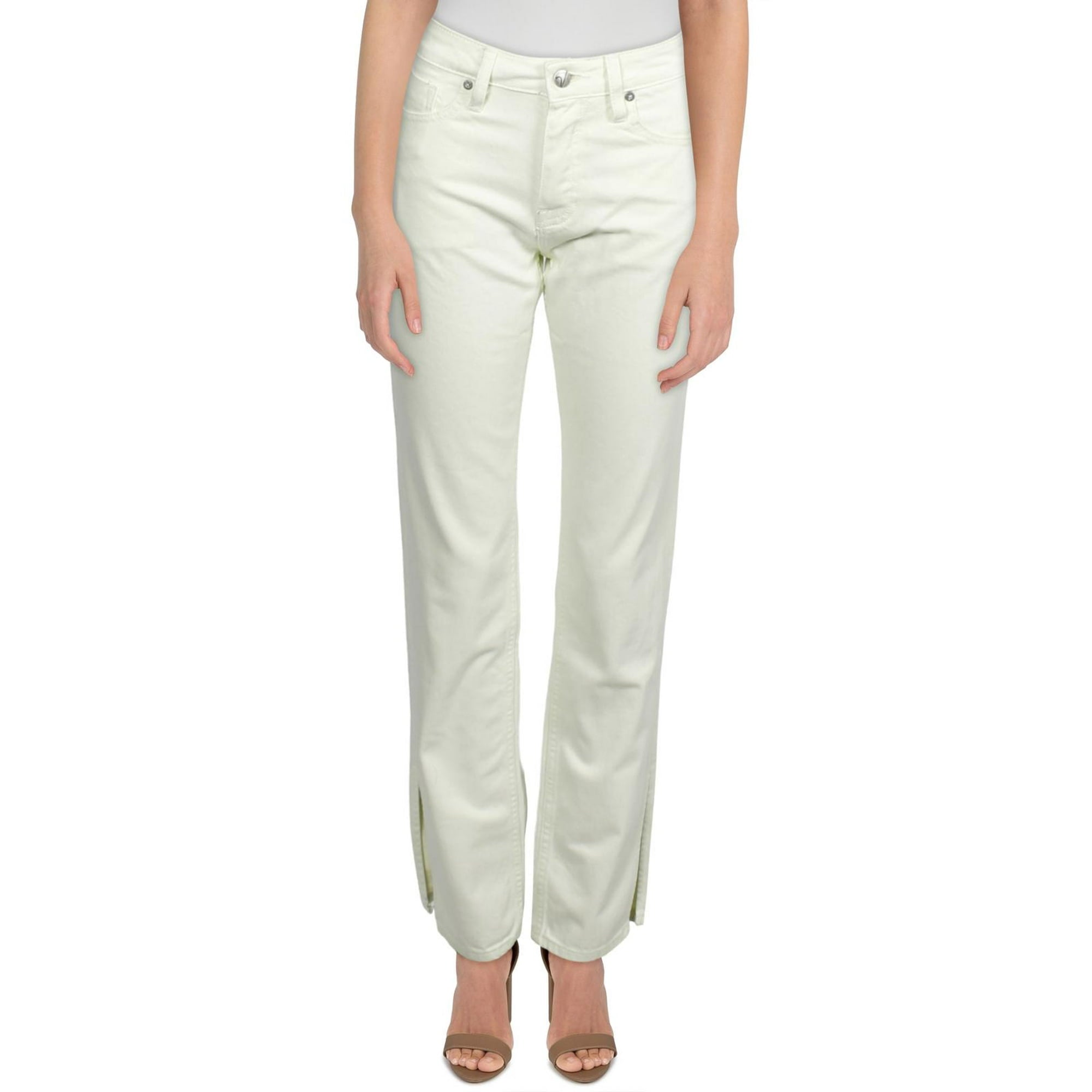 Ace Womens High Rise Stretch Straight Leg Jeans