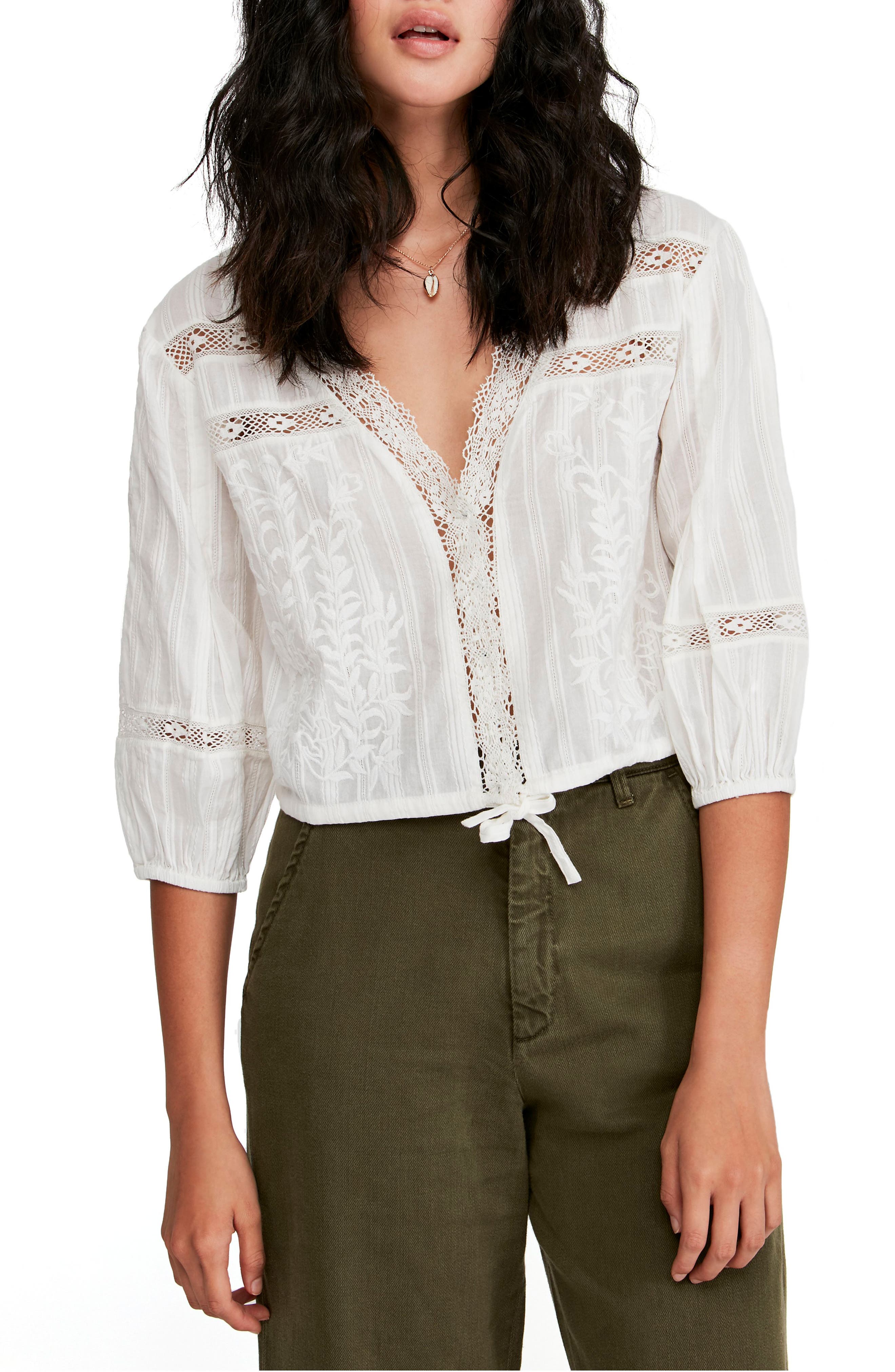 Free People Follow Your Heart Cotton Top