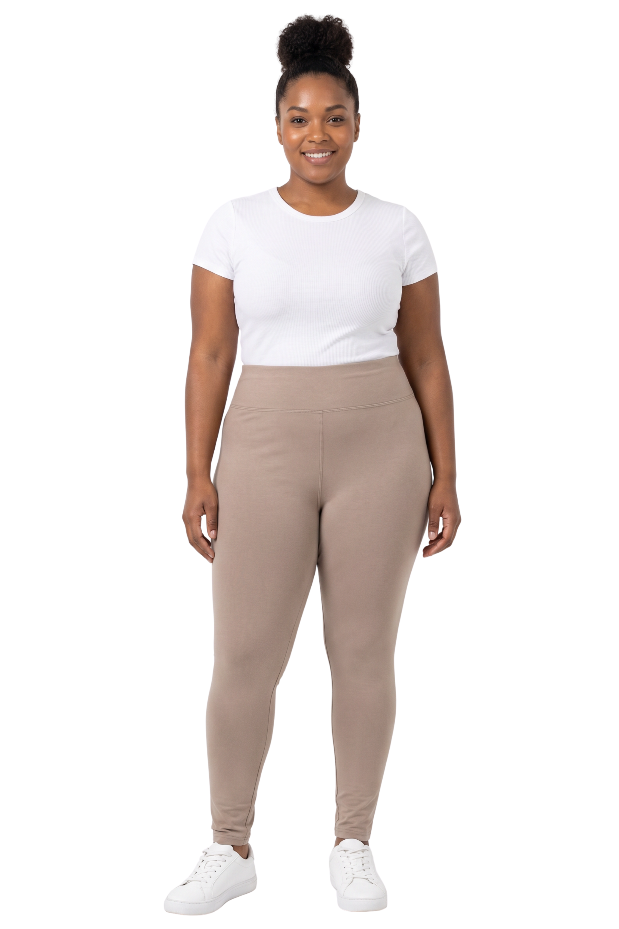 Buttery Smooth Basic Solid High Waisted Extra Plus Size Leggings - 3X-5X - New Mix