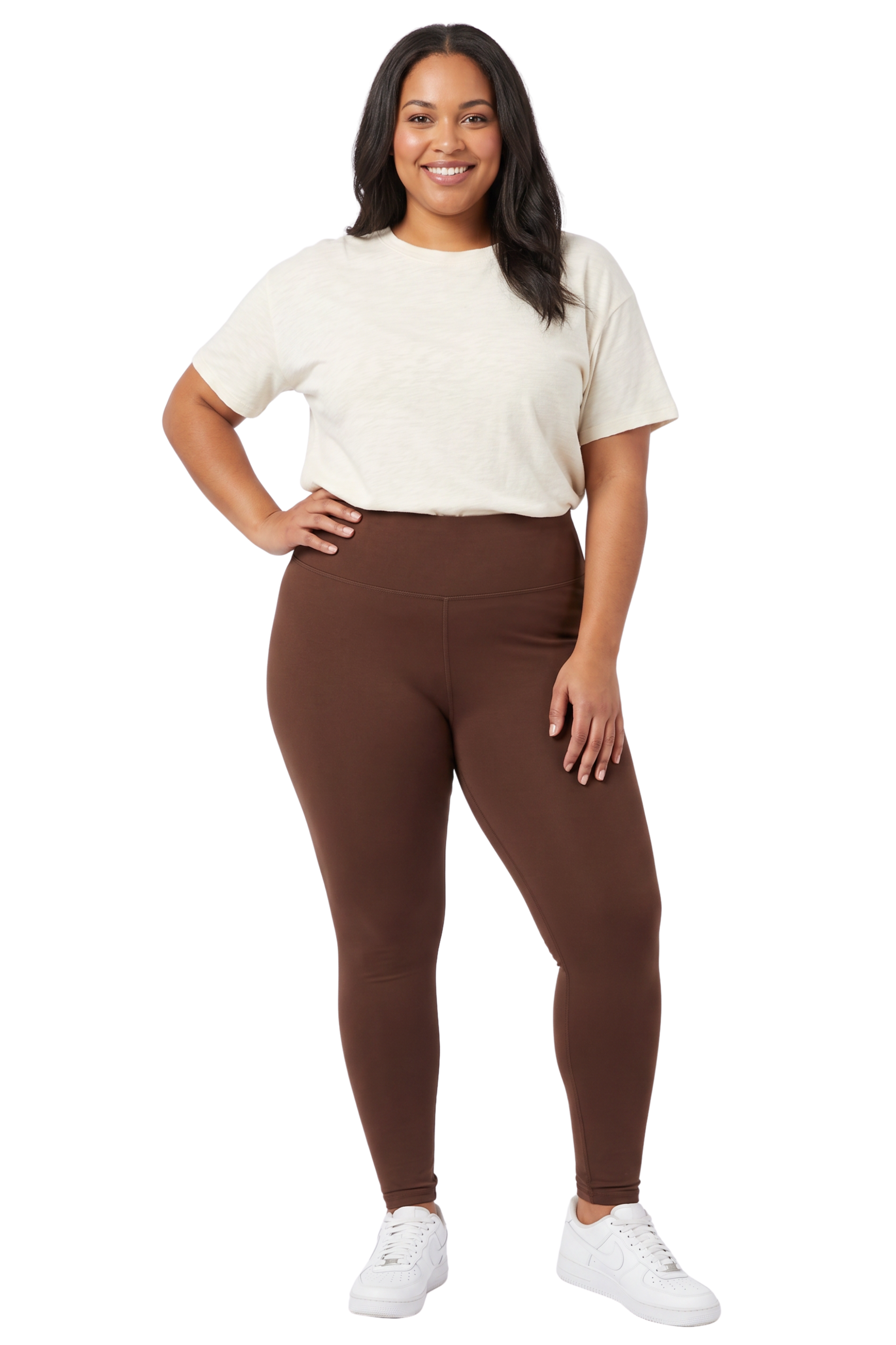 Buttery Smooth Basic Solid High Waisted Extra Plus Size Leggings - 3X-5X - New Mix