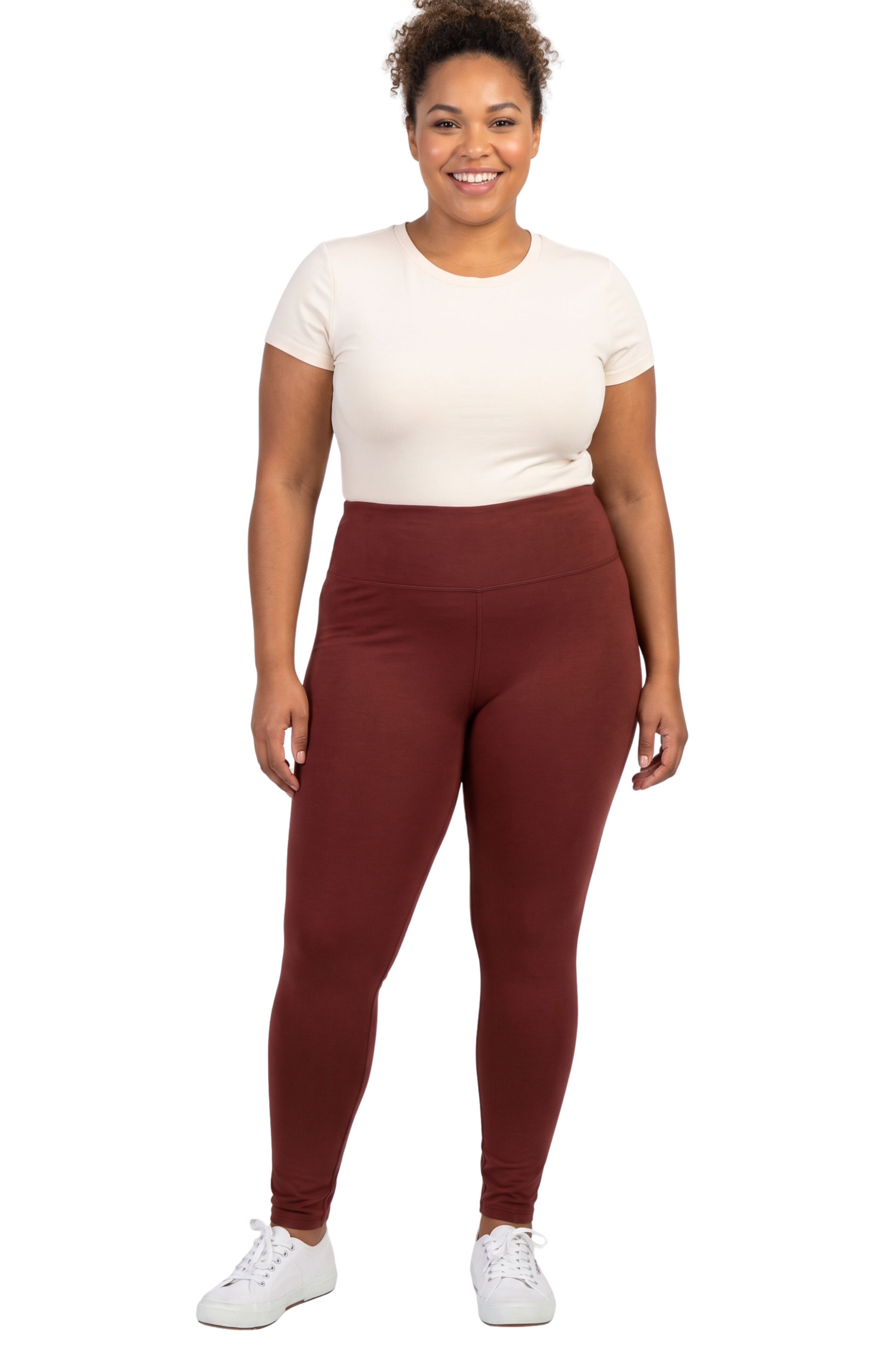 Buttery Smooth Basic Solid High Waisted Extra Plus Size Leggings - 3X-5X - New Mix