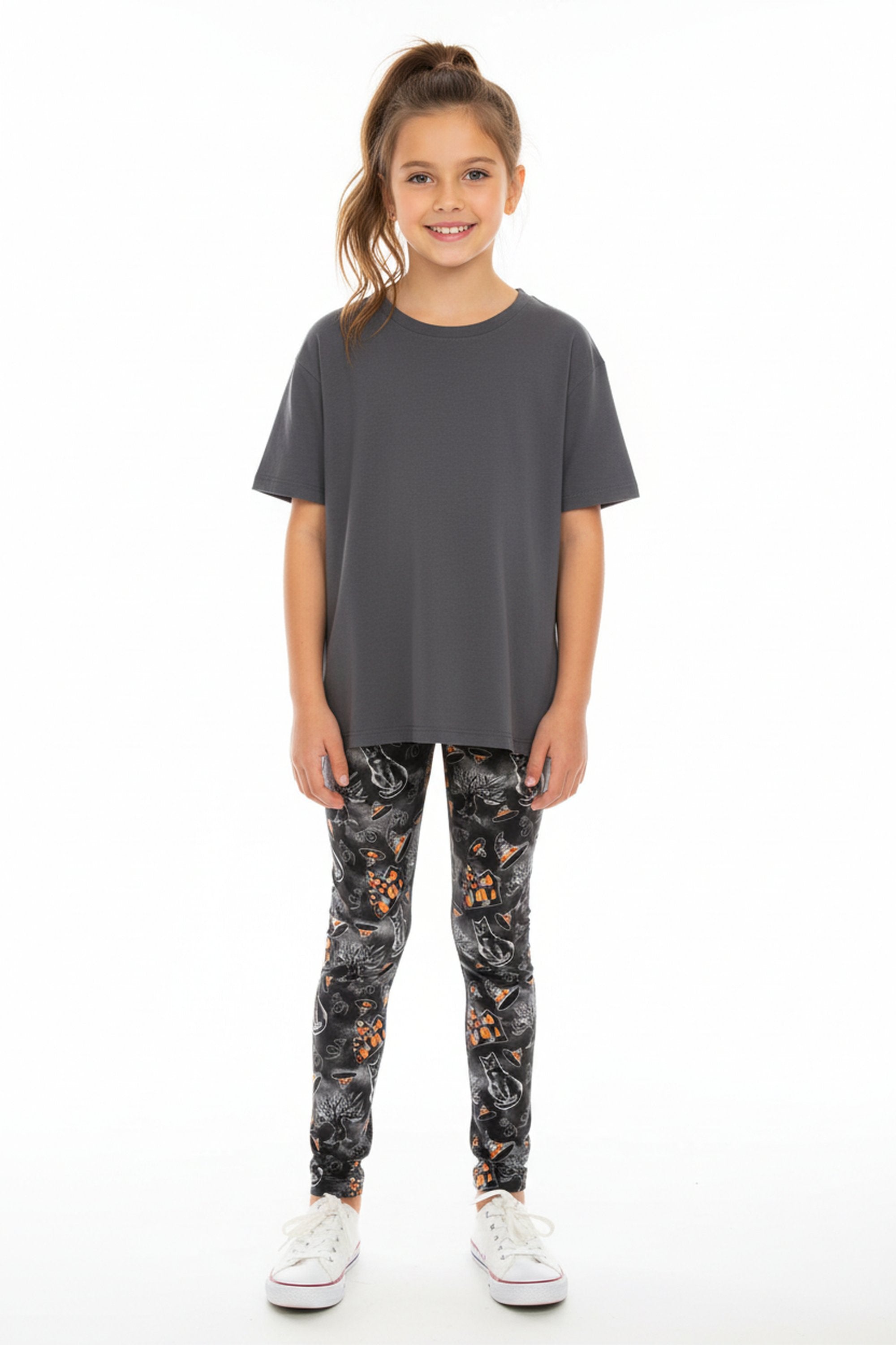Creamy Soft Haunted Halloween Kids Leggings - USA Fashion™