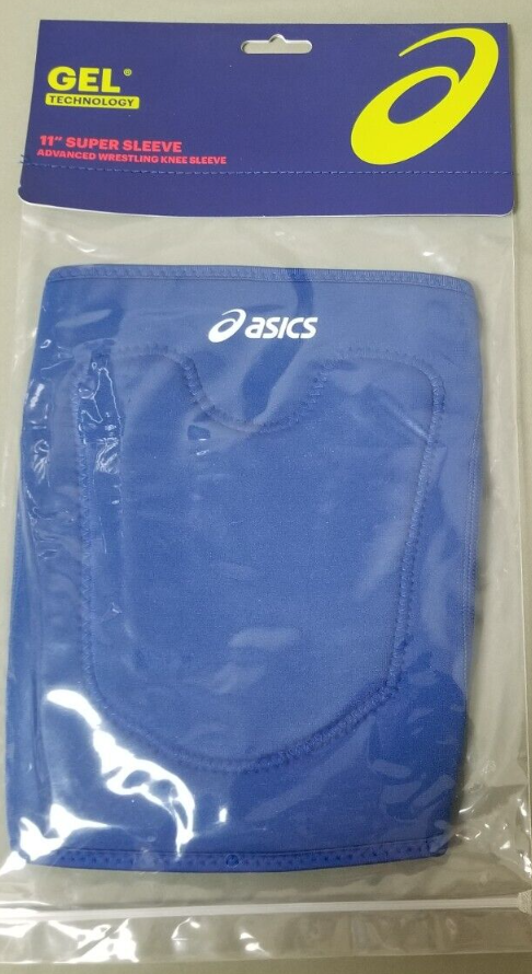 Asics Gel 11" Super Sleeve Wrestling Knee Sleeve Blue