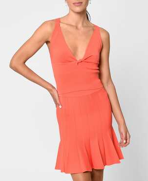 Lady wearing a women’s designer sale outfit
